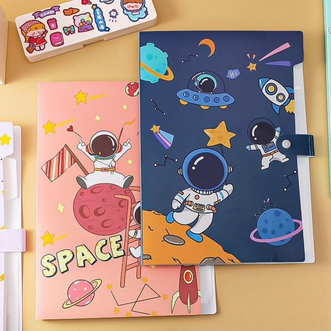 Colorful NIYO TOYS Back to School Notebook Set with Space Theme, Ideal as birthday return gifts bulk