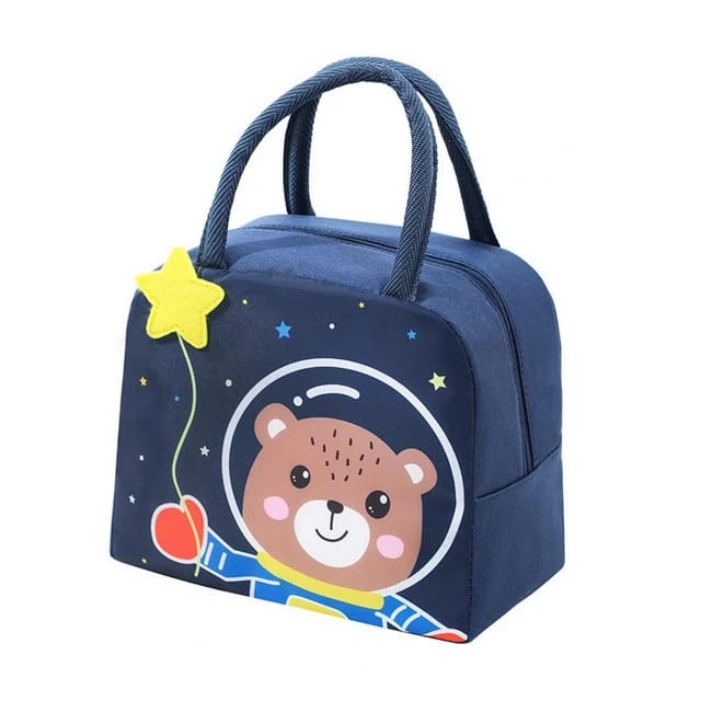 NIYO TOYS unique animal design lunch bags featuring a cute bear in an astronaut suit