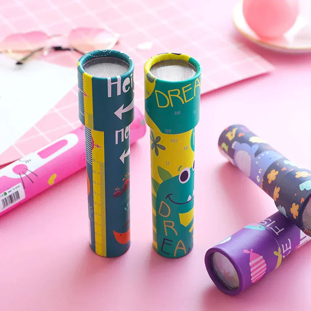 Colorful kaleidoscope toys by NIYO TOYS with fun patterns and bright designs for kids