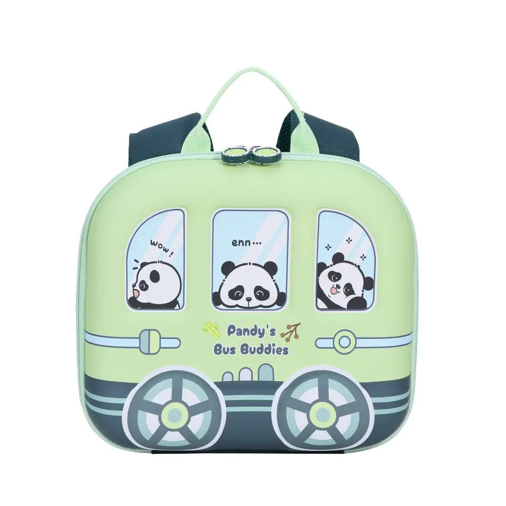NIYO TOYS Panda Bus School Bag with Cute Panda Design and Comfortable Shoulder Straps