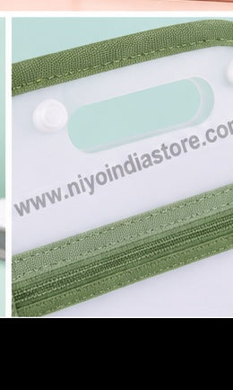 A4 Double-Layer File Organizer