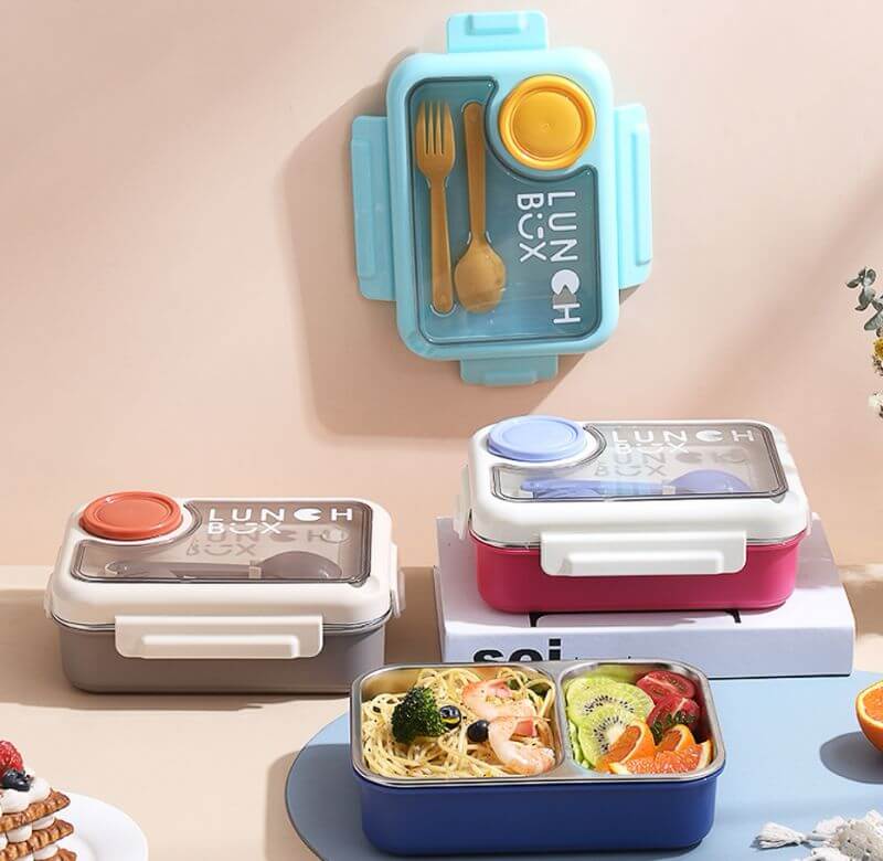 2 Compartment Sustainable Eco-Friendly Lunch Box NIYO TOYS