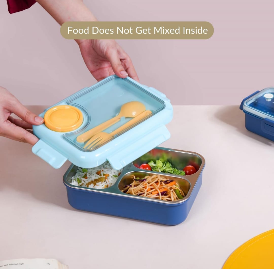 3 Compartment Sustainable Eco-Friendly Lunch Box NIYO TOYS