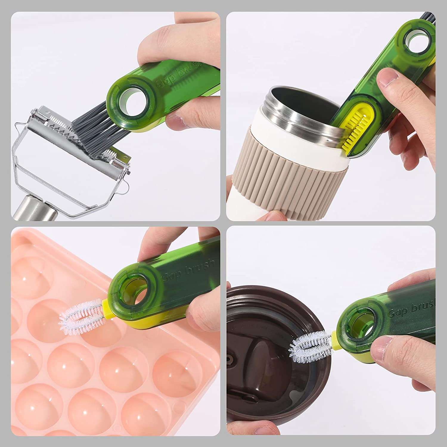 3 in 1 Cup Lid Gap Cleaning Brush Set, Multifunctional Insulation Bottle Cleaning Tools NIYO TOYS