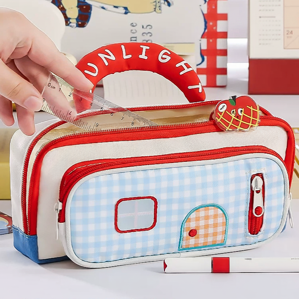 SUNLIGHT HOUSE-THEME PENCIL POUCH