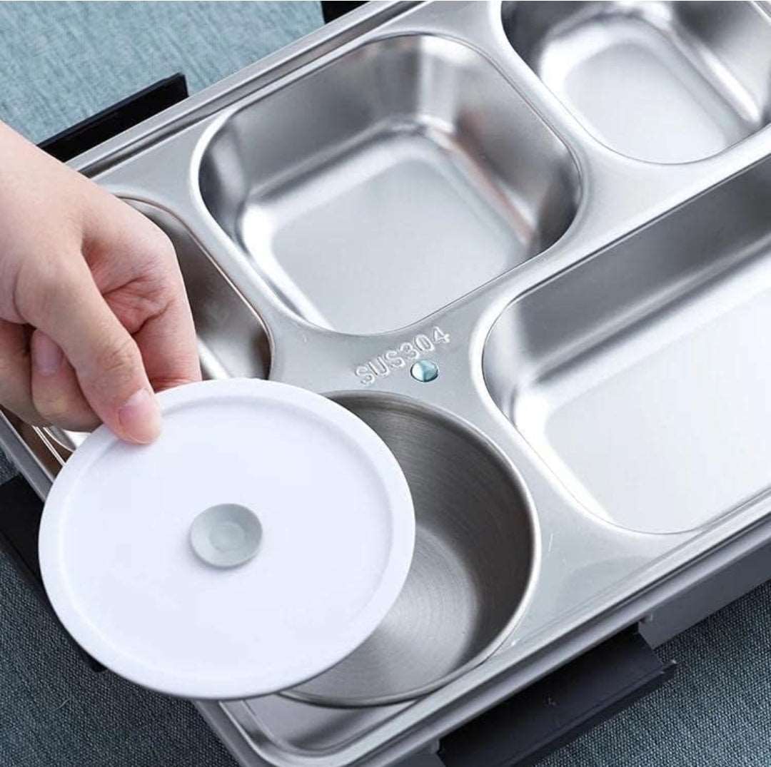 5 Compartment Lunch Box Stainless Steel NIYO TOYS