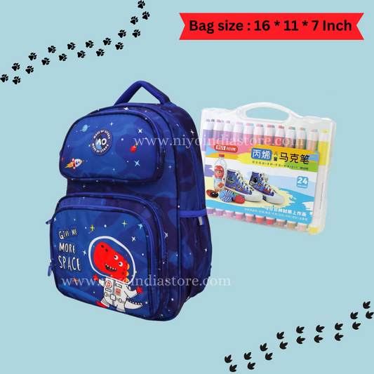 Ultimate School Bag & Acrylic Marker Combo