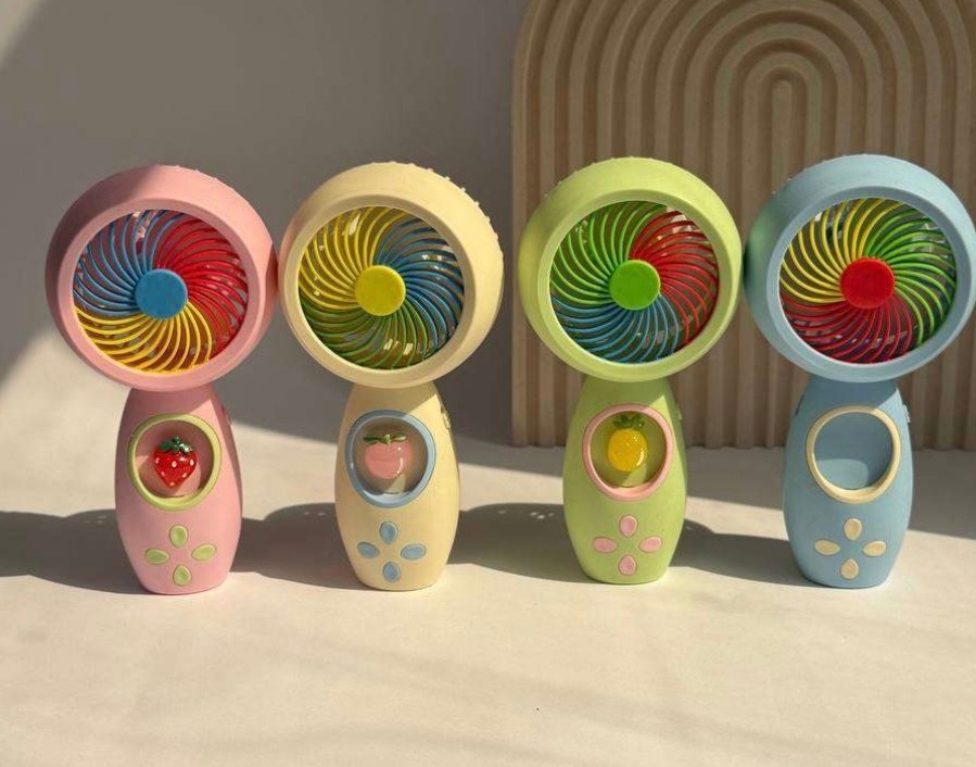 Mini Fan Fruit Rechargeable Summer Colors NIYO TOYS