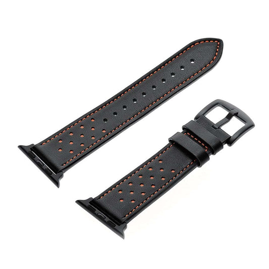 Apple Watch Leather Band Black