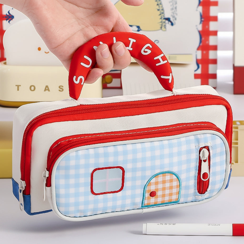 SUNLIGHT HOUSE-THEME PENCIL POUCH