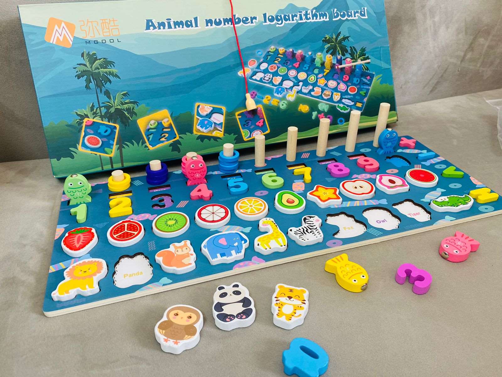 Animal Number logarithm board (Busy Board) NIYO TOYS