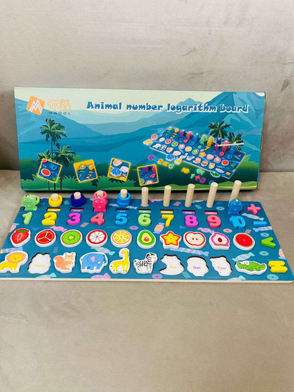 Animal Number logarithm board (Busy Board) NIYO TOYS