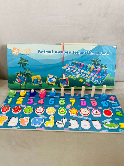 Animal Number logarithm board (Busy Board) NIYO TOYS