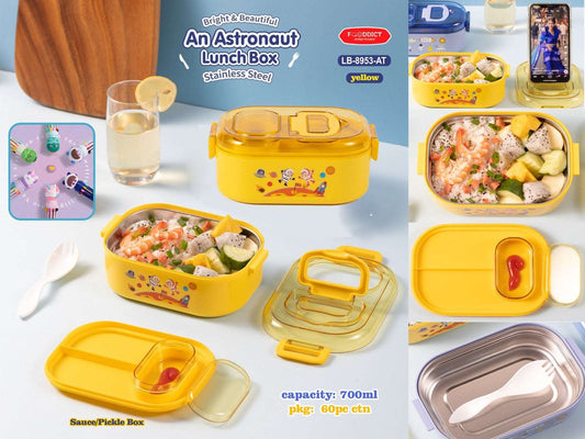 Astronaut👨‍🚀 Steel Lunch Box for Kids NIYO TOYS
