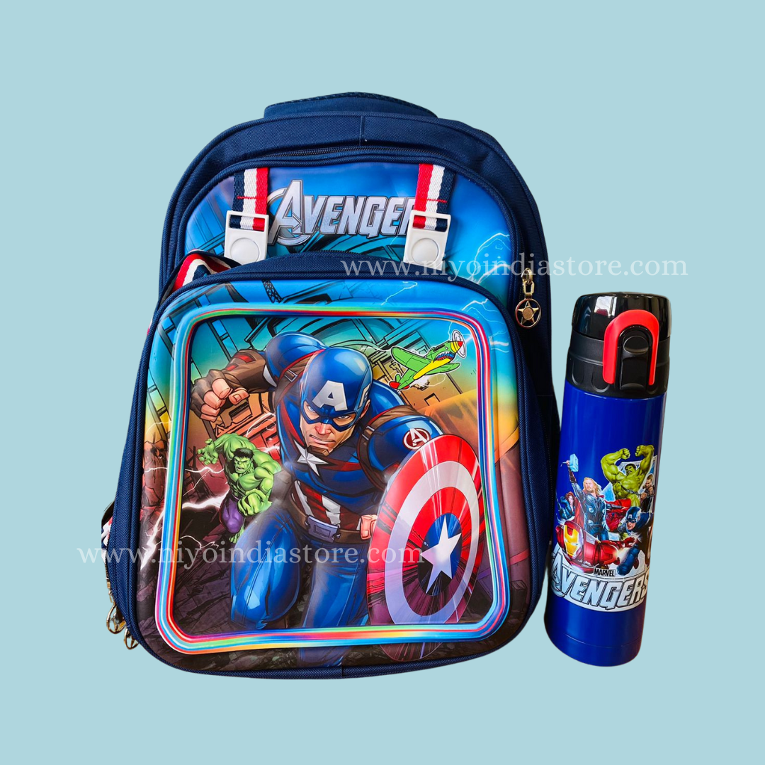 Avenger theme bag and bottle combo NIYO TOYS