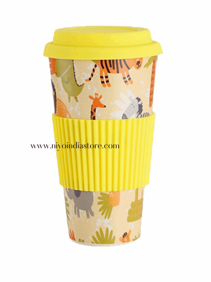 Bamboo Fiber Coffee Mug (Double Wall)- 400ml