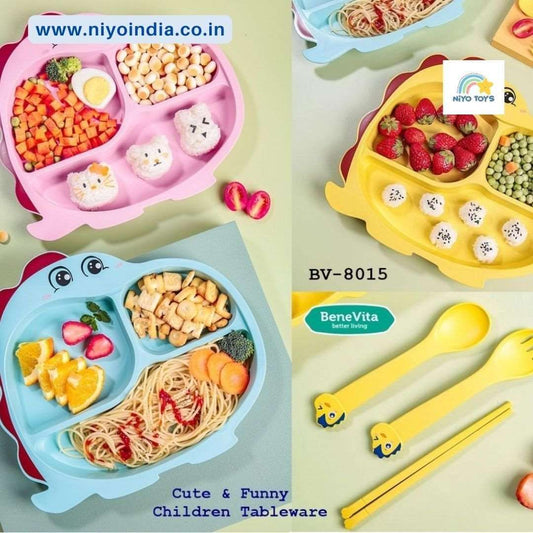 Bamboo Fiber Feeding Set for Kids NIYO TOYS