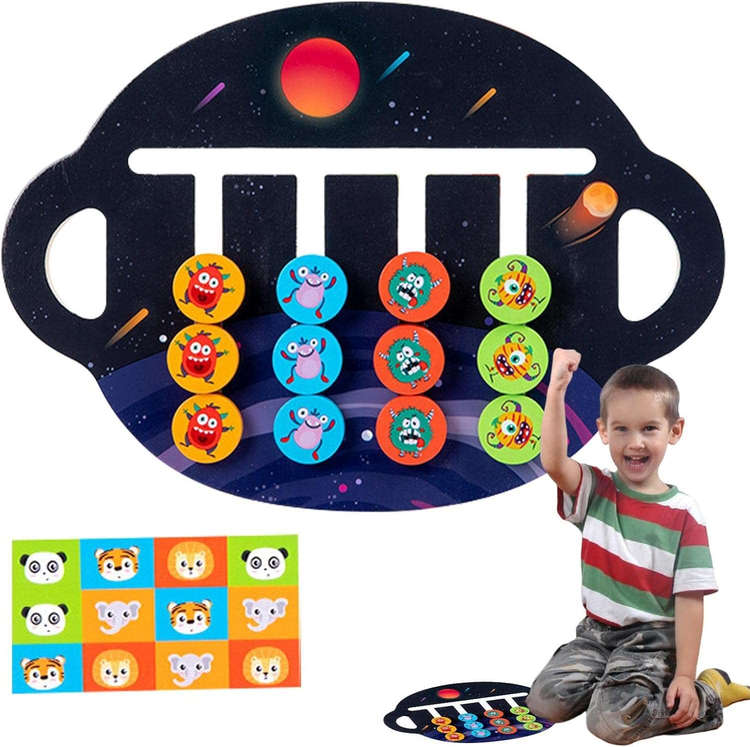 Brain Teasers Logic Game Wooden Education Family Travel Toys NIYO TOYS