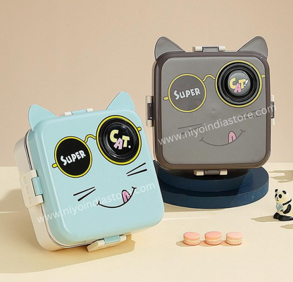 Carnival Stainless Steel Lunch Box - Cat NIYO TOYS