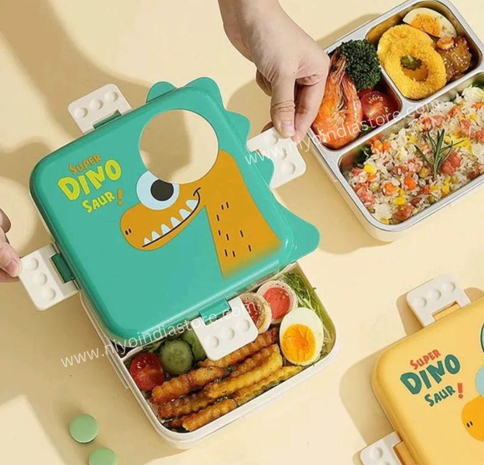 Carnival Stainless Steel Lunch Box - Dino NIYO TOYS