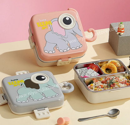 Carnival Stainless Steel Lunch Box - Elephant NIYO TOYS