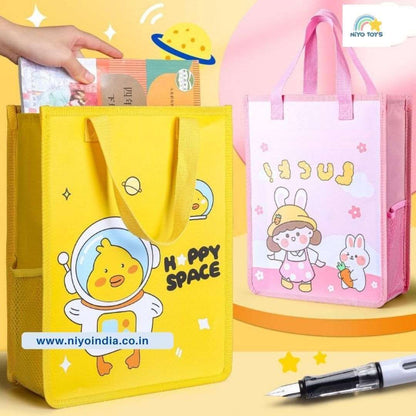 Cartoon Canvas Tote Bag (Assorted Colors) NIYO TOYS