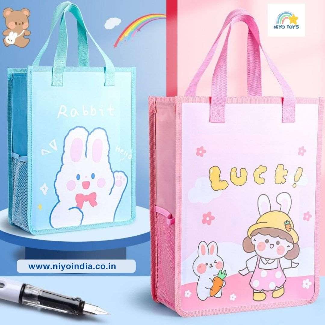 Cartoon Canvas Tote Bag (Assorted Colors) NIYO TOYS