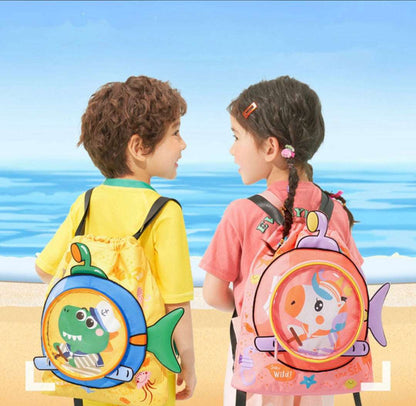 cartoon-theme-swimming-bag-with-wet-dry-clothes-separation-for-kids