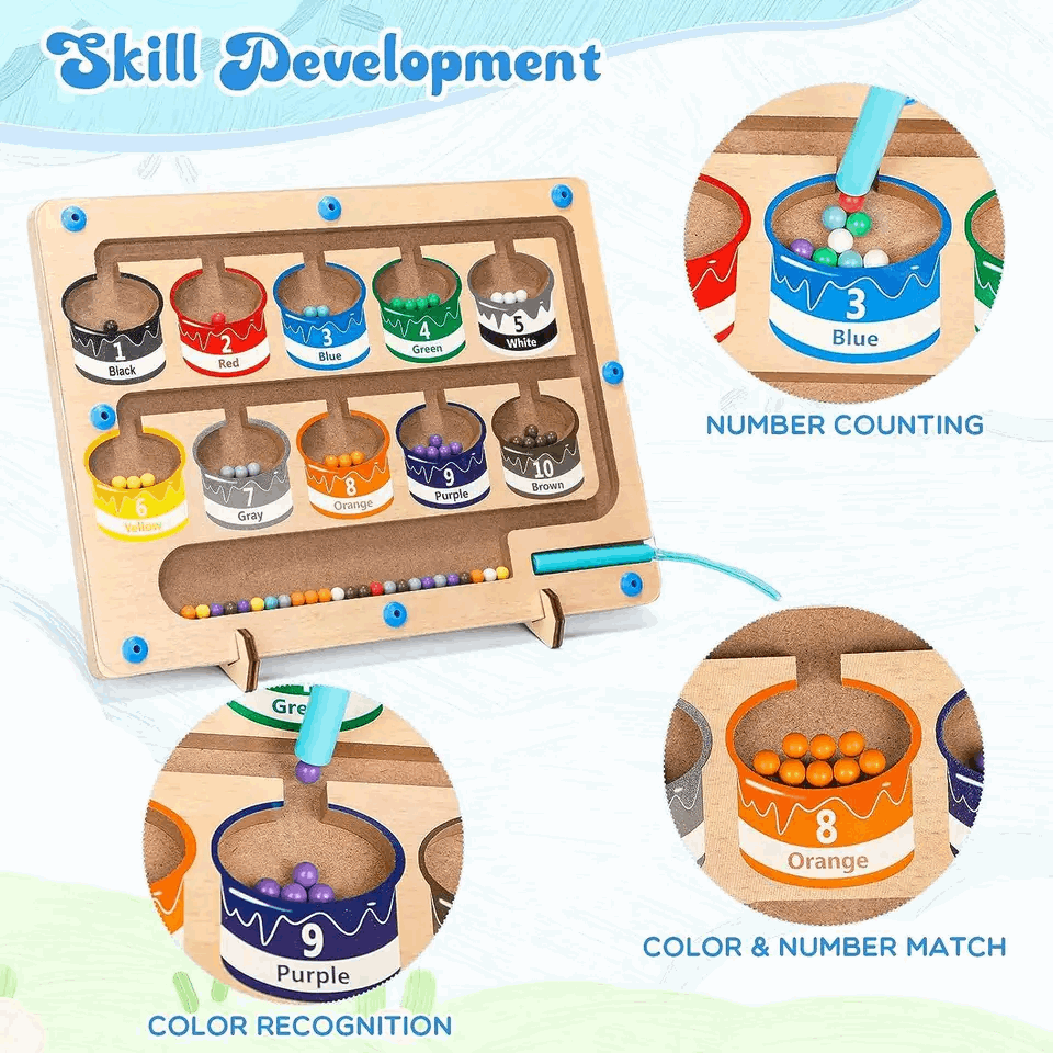 Color classification maze