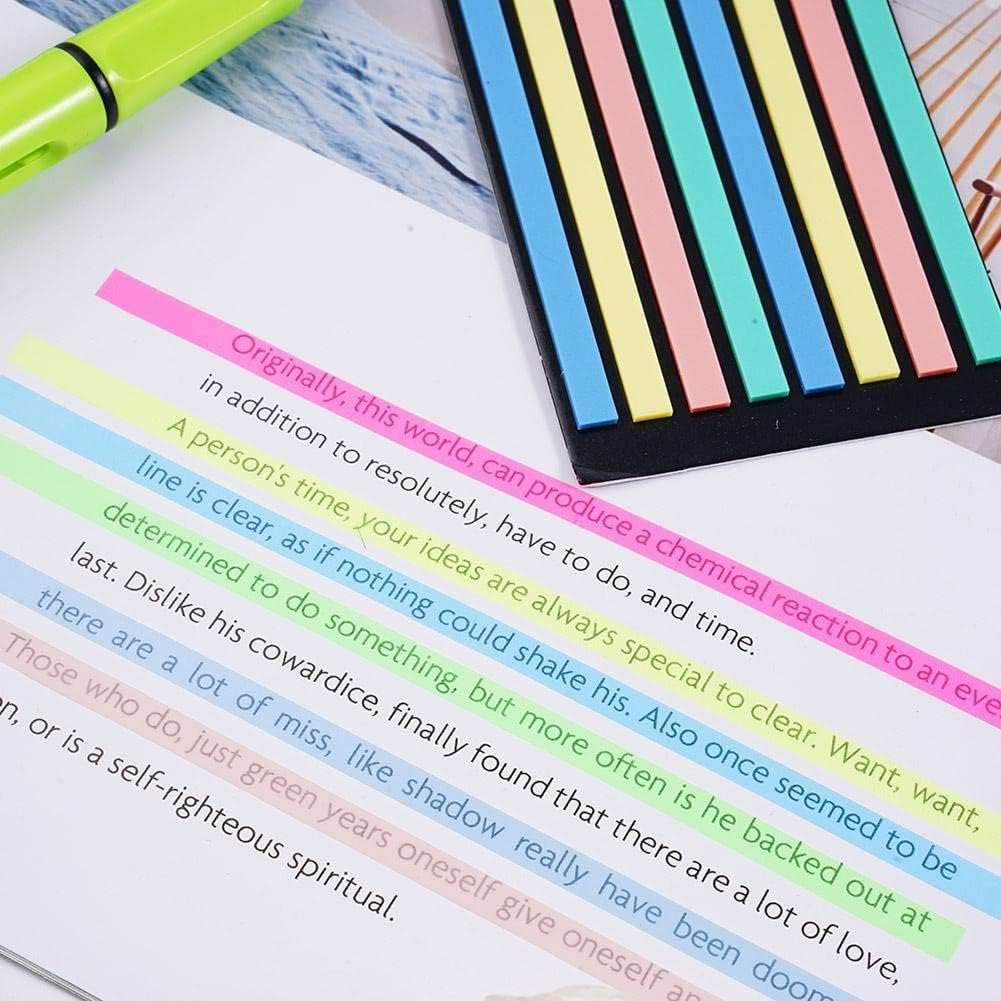 Colorful Transparent Fluorescent Flags: Organize and Highlight with 160pcs Sticky Notes (Random) NIYO TOYS