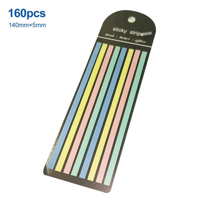 Colorful Transparent Fluorescent Flags: Organize and Highlight with 160pcs Sticky Notes (Random) NIYO TOYS