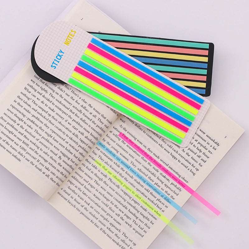 Colorful Transparent Fluorescent Flags: Organize and Highlight with 160pcs Sticky Notes (Random) NIYO TOYS