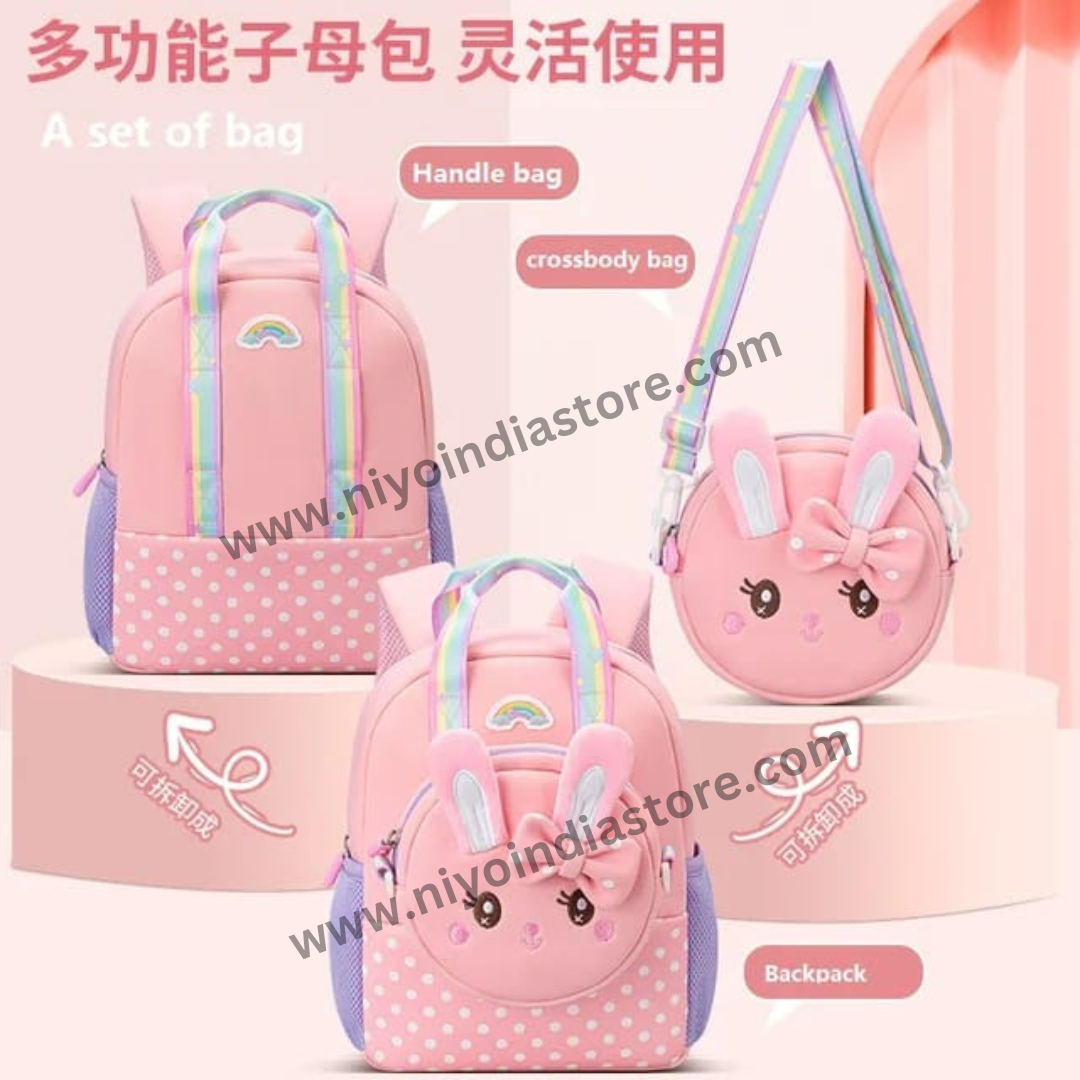 Cute Bag for Pre-school kids Backpack for Nursery Kids Zipper Bag for Kids NIYO TOYS