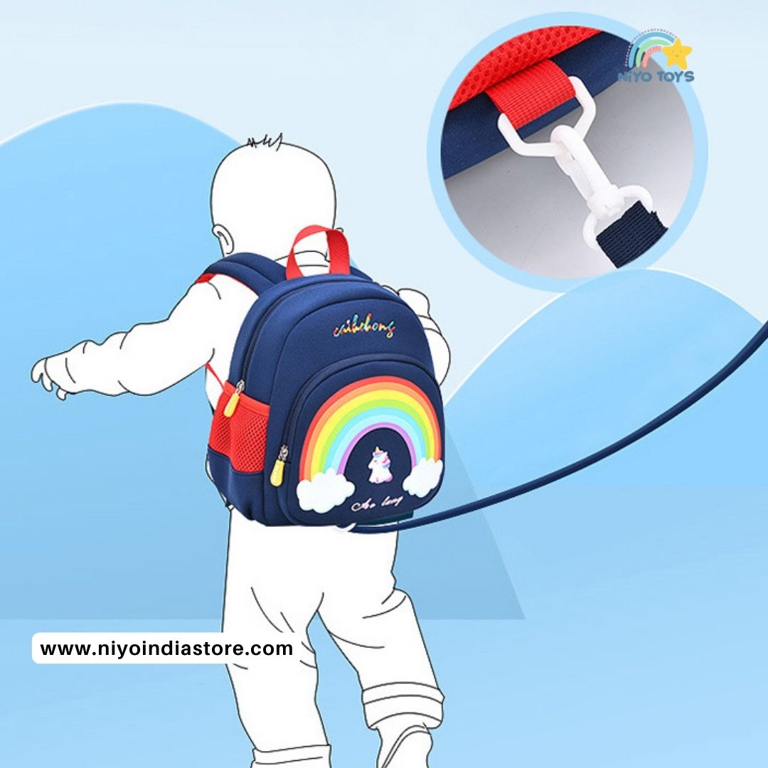 Cute Rainbow Backpacks for Kids Girls Boys Toddler Bag NIYO TOYS