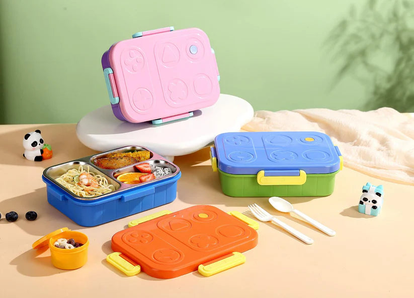 Stainless Steel Compartment Lunch Box No 2652 NIYO TOYS