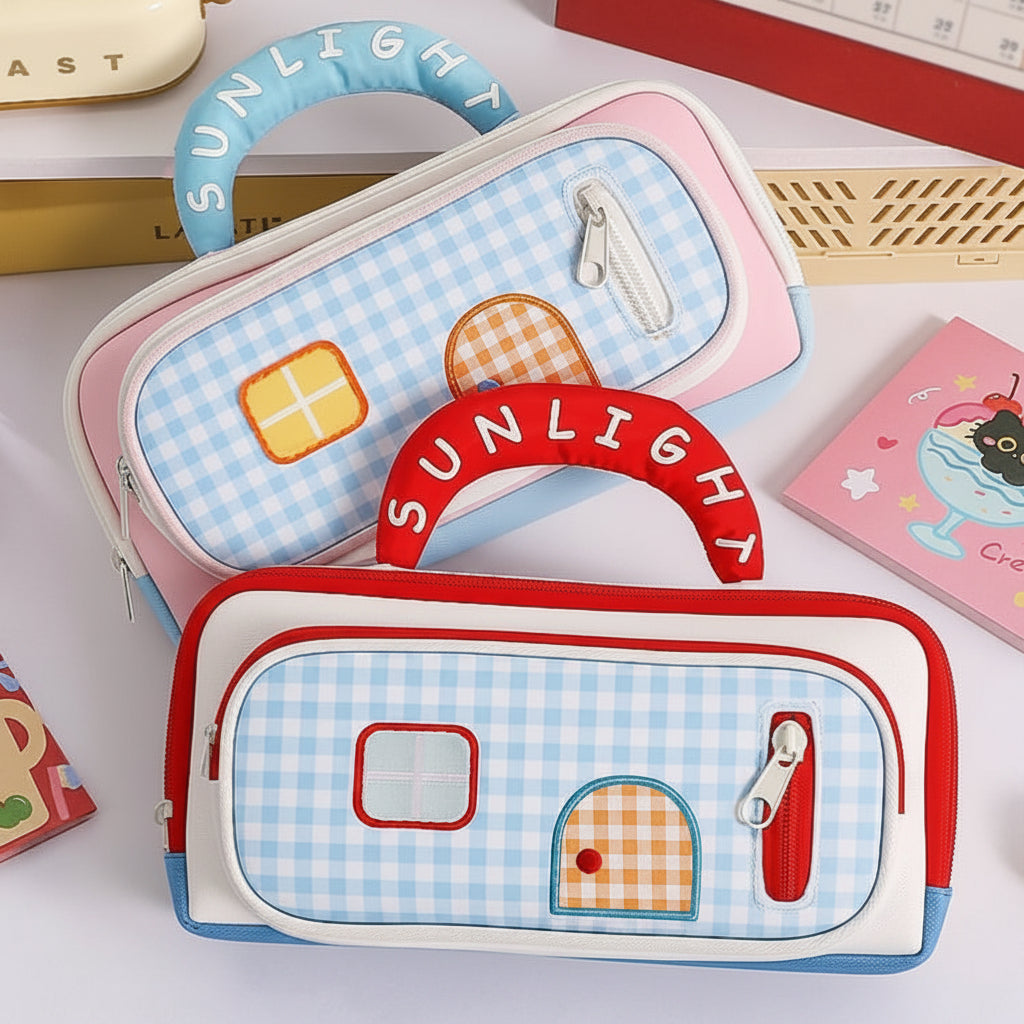 SUNLIGHT HOUSE-THEME PENCIL POUCH