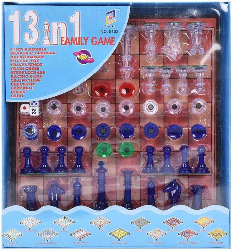 Family Magnetic Board Game Chess 13 in 1 NIYO TOYS