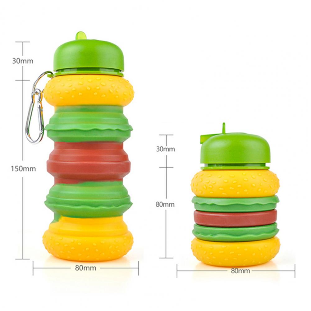 burger-blast-fun-and-expandable-600ml-silicone-bottle-for-kids