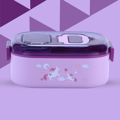 Niyo toys Magical Unicorn Lunch Box – Stainless Steel Design + Free Gift