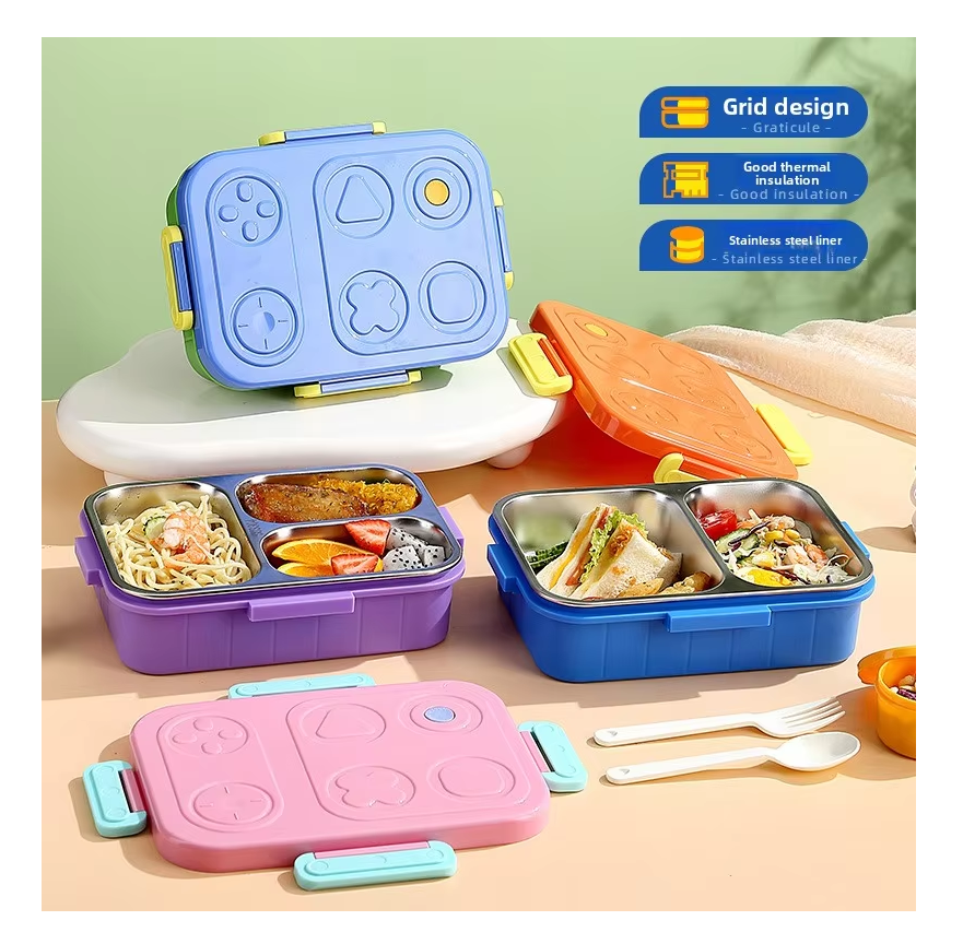 Stainless Steel Compartment Lunch Box No 2652 NIYO TOYS