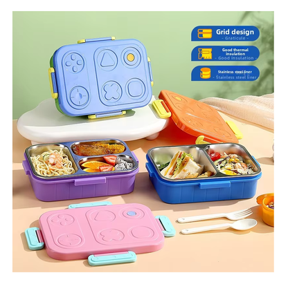 Stainless Steel Compartment Lunch Box No 2652 NIYO TOYS