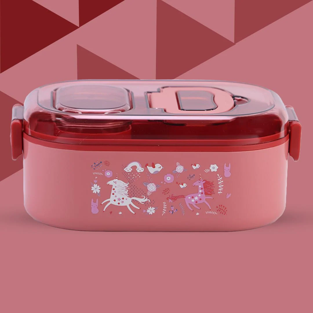 Niyo toys Magical Unicorn Lunch Box – Stainless Steel Design + Free Gift
