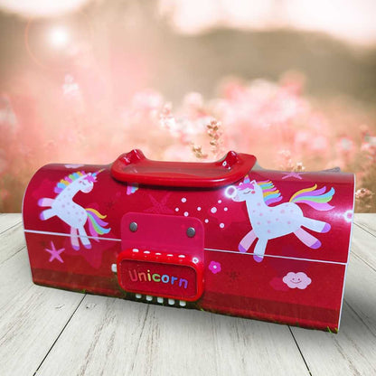 Cute Pencil Case with Passcode for Kids -Unicorn