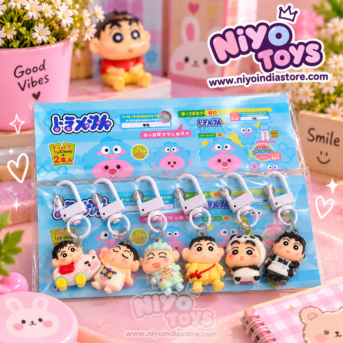 Keychain Charms Pack of 6