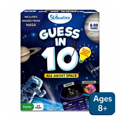 Guess in 10: All About Space | Trivia card game (ages 8+) NIYO TOYS