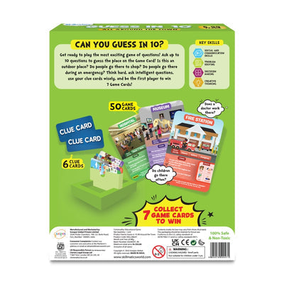 Guess in 10: All Around The Town | Trivia card game (ages 6+) NIYO TOYS