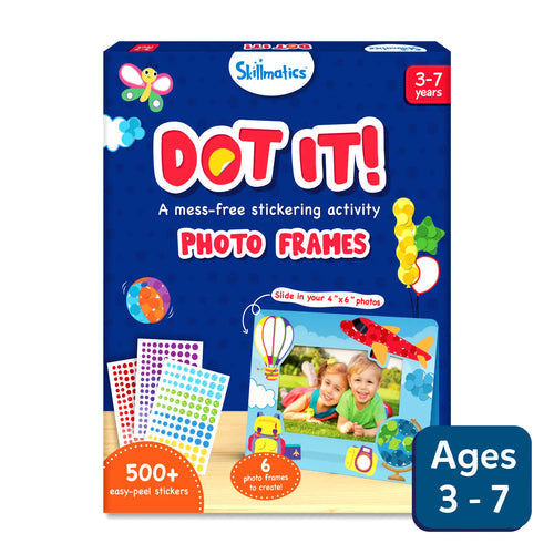 Dot it! - Photo Frames | No Mess Sticker Art (ages 3-7) NIYO TOYS