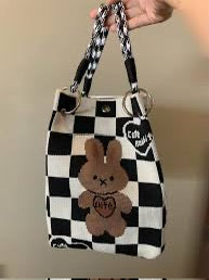 Korean Style Cute Knitted Potli Sling Bag for Girls & Women | Unique Return Gift