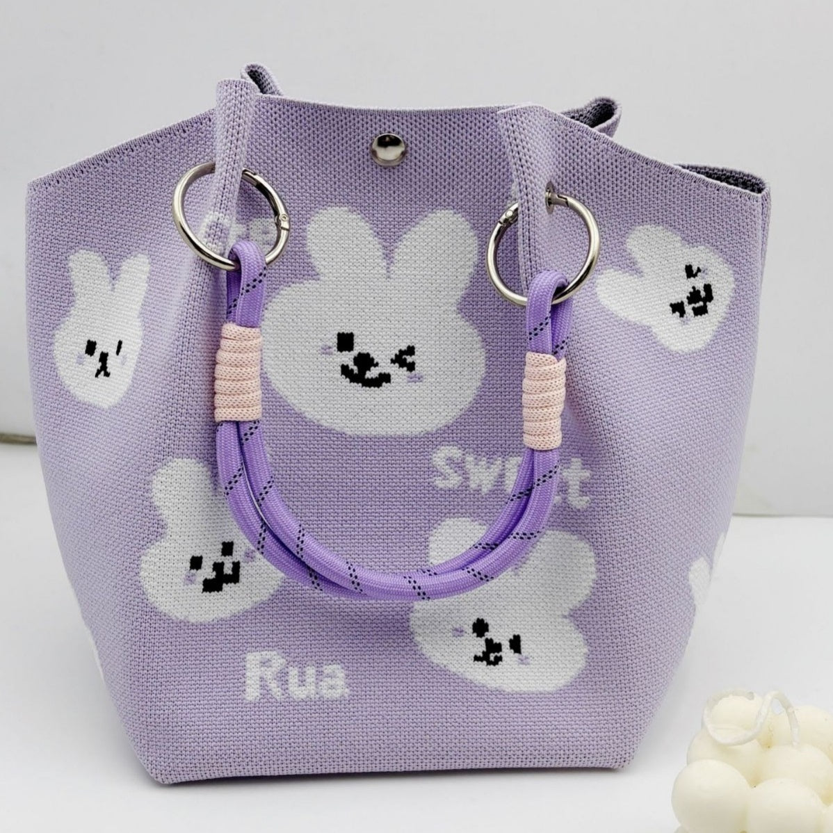 Korean Style Cute Knitted Potli Sling Bag for Girls & Women | Unique Return Gift