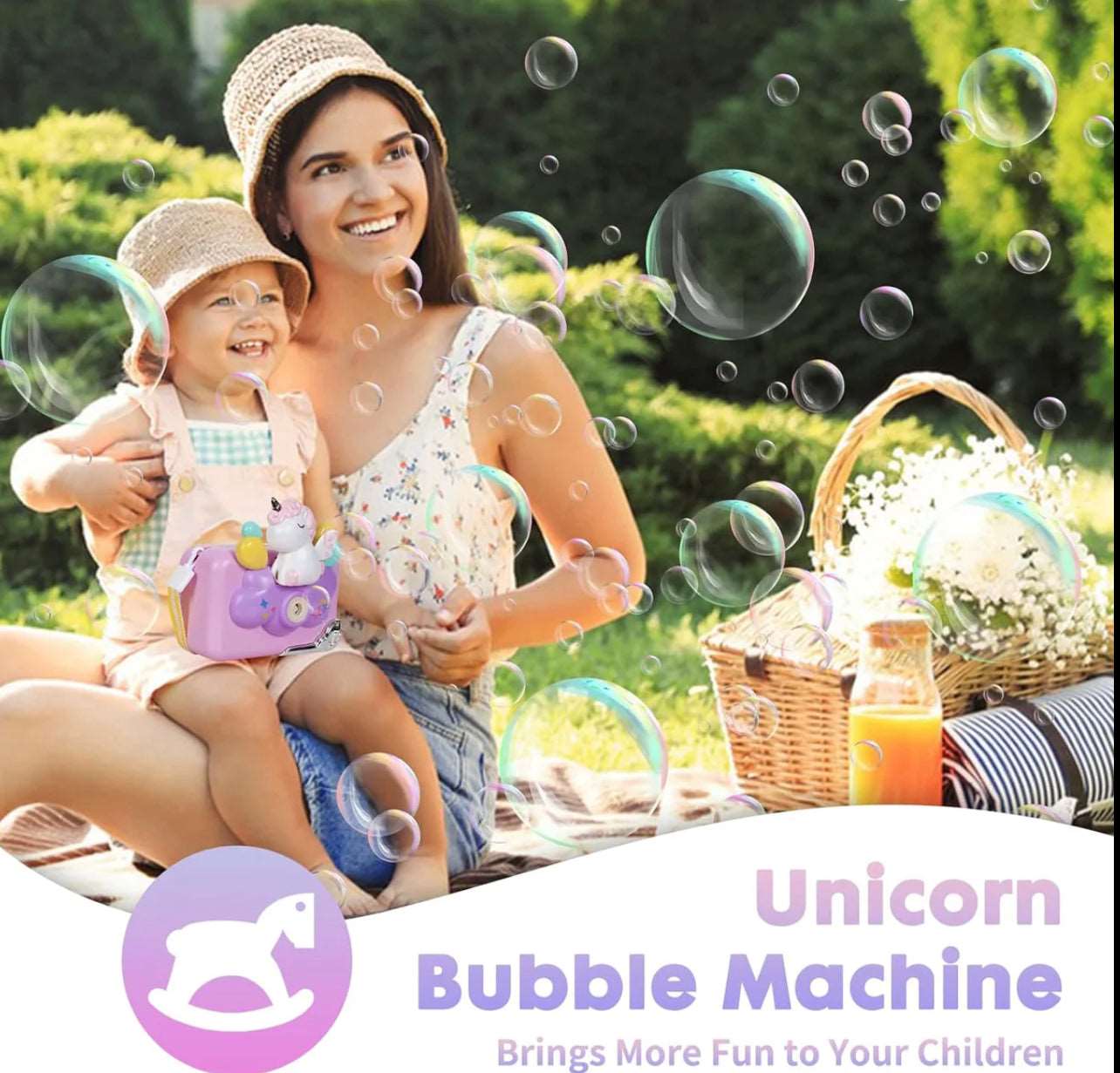 Interactive Bubble Camera Toy for Kids with Light and Music NIYO TOYS